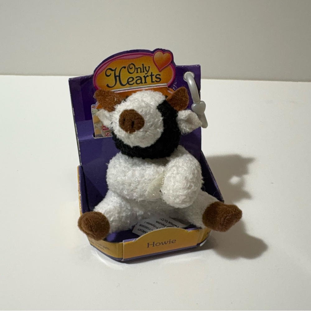 Only Hearts Pets Mini Howie Cow with Keychain